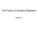 The Future of Genetics Research - Blyth-Biology11