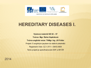 HEREDITARY DISEASES phenylketonuria