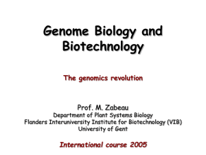 Genome Biology and