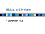 Biology and Evolution