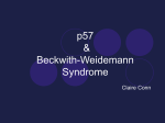 p57 & Beckwith-Weidemann Syndrome