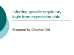 Inferring genetic regulatory logic from expression data