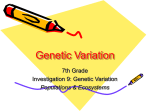 Genetic Variation