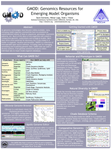 GenomicsResourcesForEmergingModelOrganismsPoster