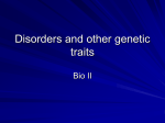 genetic disorder