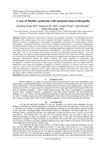 IOSR Journal of Dental and Medical Sciences (IOSR-JDMS)