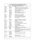 Fall 2014  Micro7450. Advanced Immunology Schedule