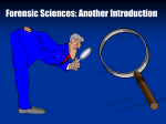 Forencic Science Introduction Part II