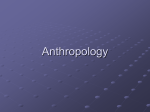 What is Anthropology? - Clarington Central Secondary School