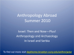 PowerPoint Presentation - Summer Anthropology Abroad