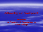 Anthropology and Development