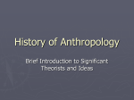 History of Anthropology - Fullerton Union High School