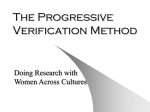 The Progressive Verification Method