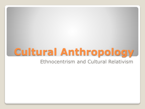 Cultural Anthropology