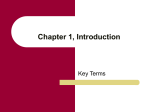 Chapter 1 - Cengage Learning