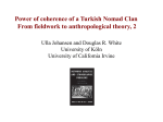 Applications of Structural Endogamy A Turkish Nomadic Clan as