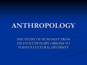 ANTHROPOLOGY