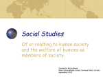 Social Studies - Portland Public Schools