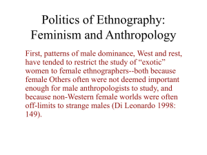 Feminist ethnography