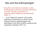 sex and the anthro