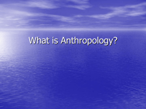 Anthropology - BCI-SocialScienceSpace