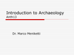 Introduction to Archaeology Anth13