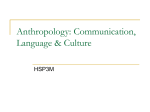 Communication and Culture Part I - Hale
