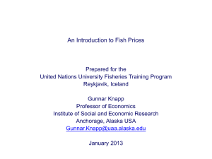 Lecture 2 - United Nations University Fisheries Training Programme