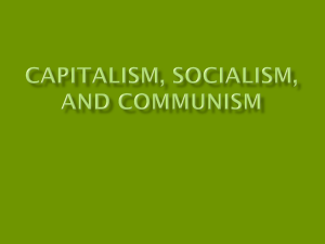 capitalism socialism communism ppt