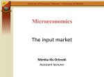 Input market