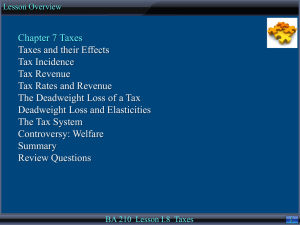 BA 210 Introduction to Microeconomics