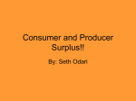 Consumer and Producer Surplus!!