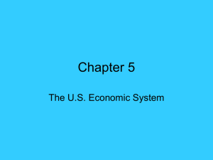 Chapter 5 US Economy system
