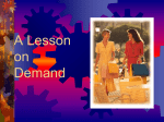 A Lesson on Demand - Hudson Falls Middle School