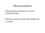 Microeconomics - Villanova University
