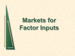 MBA Cph - factor markets