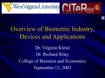 Progress Report: Business Case for Biometric Devices