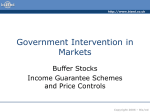 ###Government Intervention in Markets