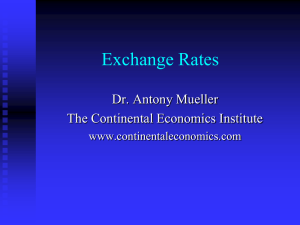 Exchange Rates - Continental Economics