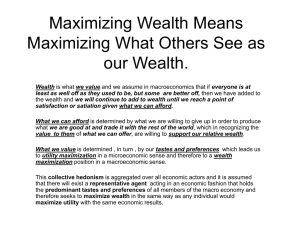 2016-2 Maximizing Wealth