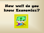 How well do you know Economics?