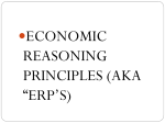 KRAUS` ECONOMIC REASONING PRINCIPLES