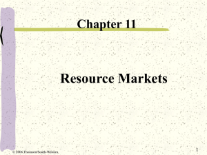 Resource Markets