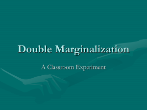 Double Marginalization - Faculty Directory | Berkeley-Haas