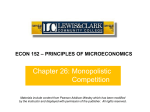 Monopolistic Competition