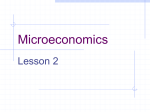 Unit 1 Lesson 2 Elasticity and Demand