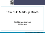 Mark-up Rules - FEB