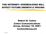the internet: overbuilding will affect future growth