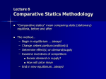 Question: Comparative Statics