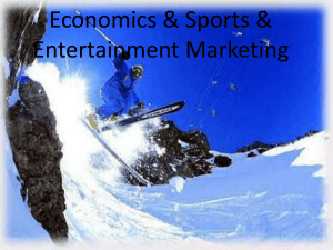 Economics & Sports & Entertainment Marketing